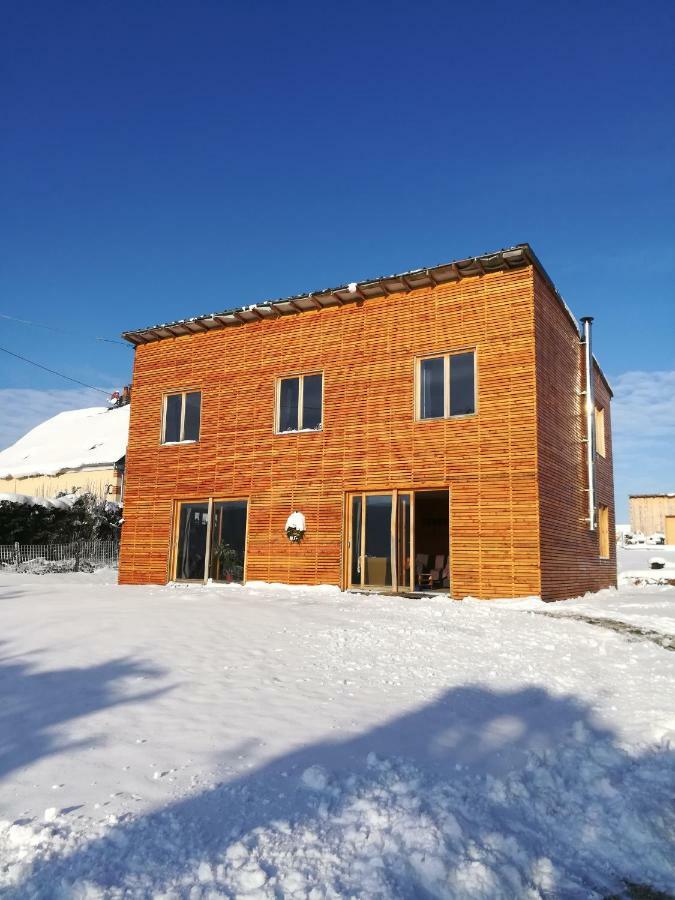 Maison Ecologique En Paille La Chapelle-Enchérie Esterno foto